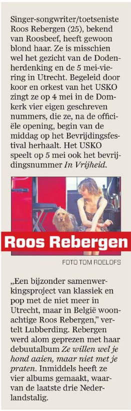 Roos Rebergen 4 mei